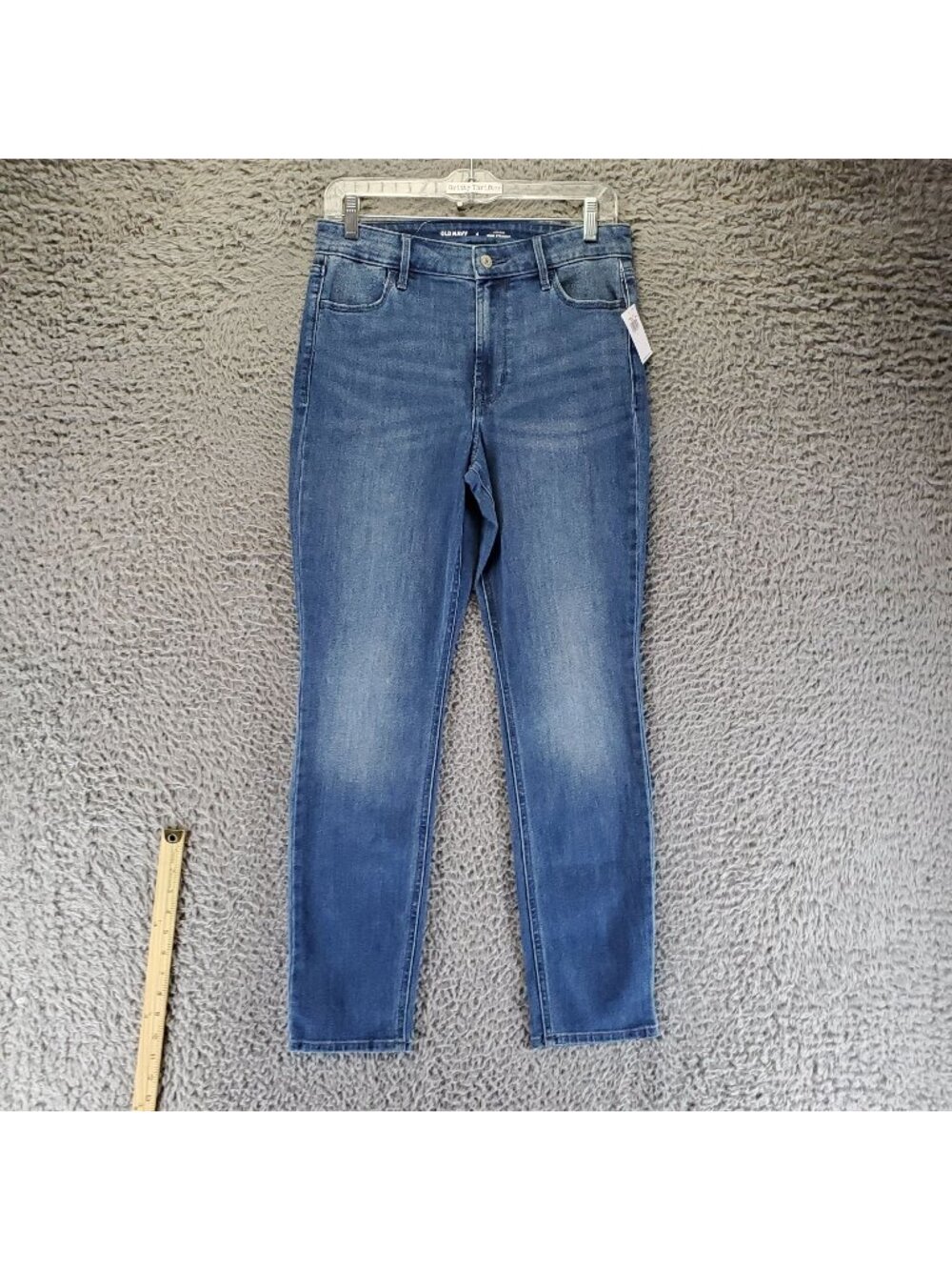Old Navy Jeans Womens Size 4 Blue High-Rise Wow Straight Denim Stretch *NWT*